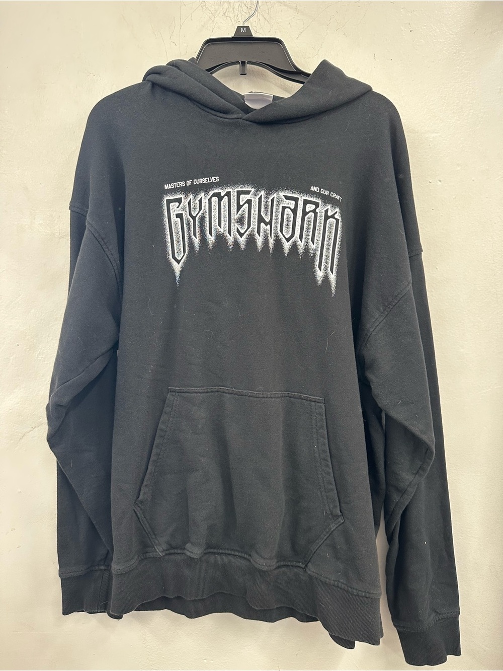 Gymshark masters of ourselves heavy weight cotton hoodie size large men’s gym